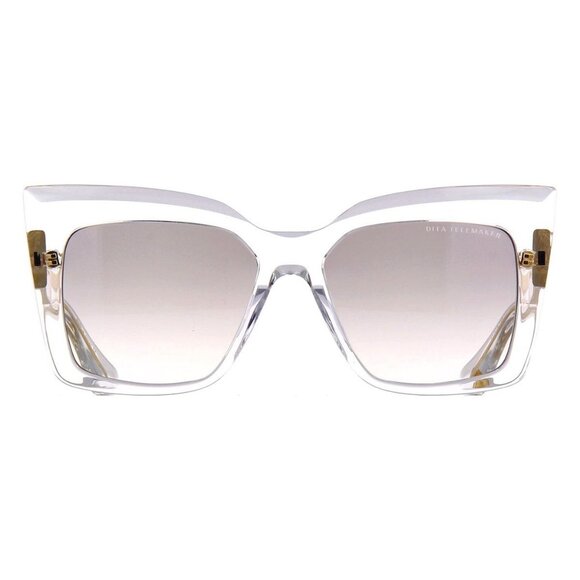 New DITA Telemaker Transparent Square DTS704 03 Sunglasses Women - Picture 2 of 5